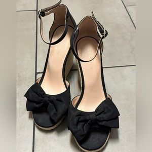 Kate Spade Womens Broome Suede Peep Toe Casual Espadrille Sandals